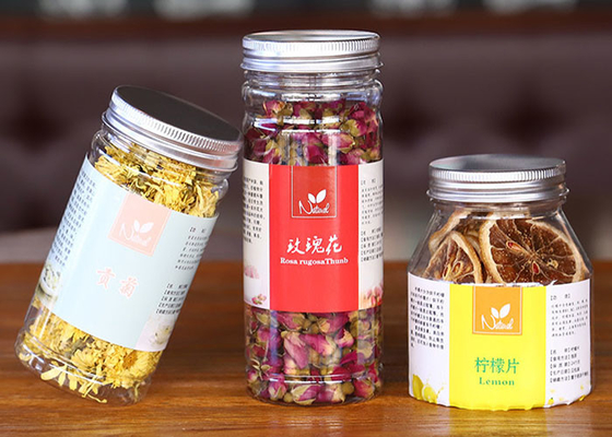 Các thùng chứa nhựa niêm phong bằng dải nhôm 30ml 50ml 60ml 80ml 100ml 120ml 150ml 200ml 250ml