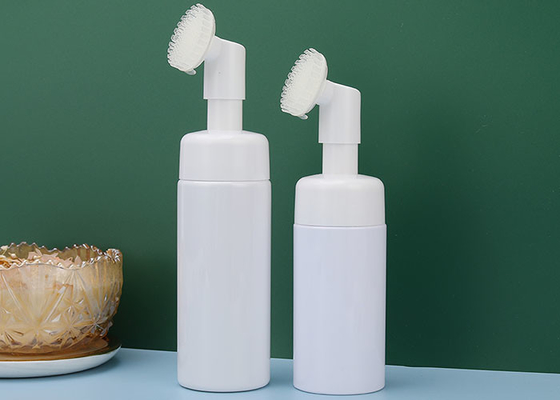 120ml Chai bọt rửa mặt 150ml với bàn chải silicon