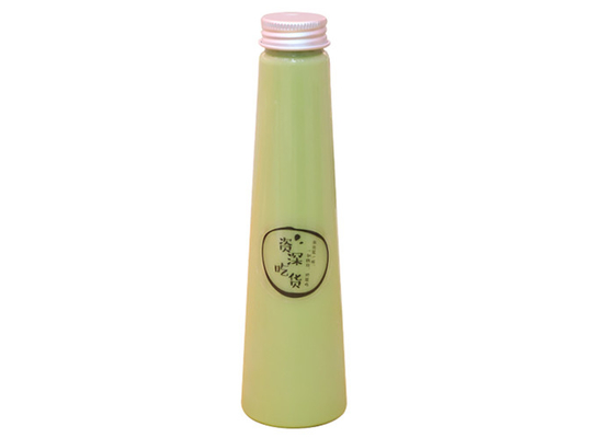 Nắp vặn nhôm Chai trà sữa 200ml Chai nước trái cây bằng nhựa có nắp đậy
