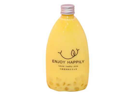 Chai nhựa PET trong suốt 300ml Trà sữa 100% Cấp thực phẩm