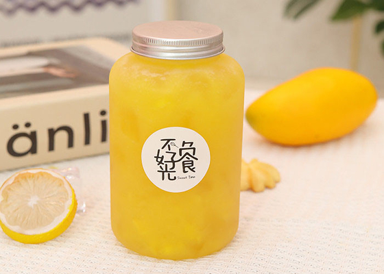 Chai nước trái cây tái sử dụng bằng nhựa cho trà sữa 350ML 500ML