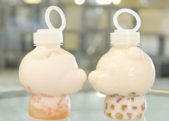 Vòng kéo nắp Chai trà sữa 400ml Chai nước trái cây có thể ép được
