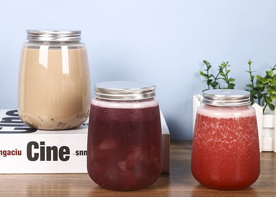 350ml 500ml 650ml Chai trà sữa có nắp