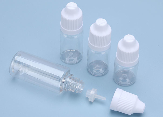 Chai nhựa chứa dầu vape lỏng PET E với nắp nhỏ giọt 8ml