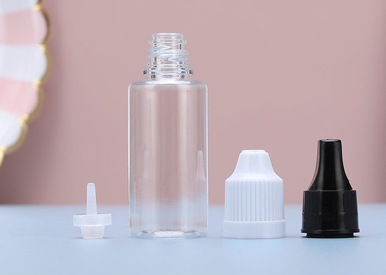 Chai nhựa chứa dầu vape lỏng PET E với nắp nhỏ giọt 8ml