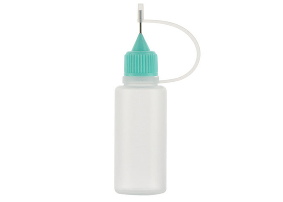 Chai nhỏ giọt bằng nhựa PE 20ml có nắp kim tiêm cho chất lỏng điện tử, tất cả các chai chất lỏng