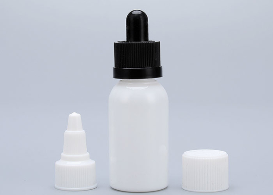Nhìn qua Đen 1 oz chai nhỏ giọt nhựa tùy chỉnh loại nắp