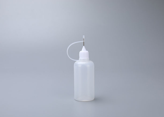 50ml nhựa có thể ép lại Rửa chai chất lỏng có thể tái sử dụng với ống nhỏ kim thép
