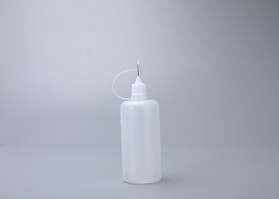 50ml nhựa có thể ép lại Rửa chai chất lỏng có thể tái sử dụng với ống nhỏ kim thép