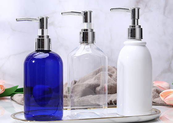 Chai bơm PET 300ml có thể nạp lại cho kem dưỡng da dầu gội