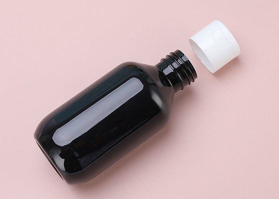 Amber Flip Top Cap Chai PET Lotion 120ml Dùng cho Kem Toner Mỹ phẩm