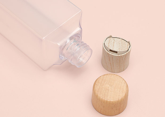 Chai nhựa trong suốt không chứa BPA Có thể bóp bằng nắp đĩa
