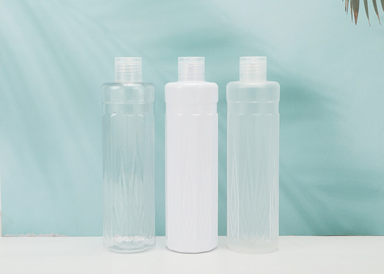 Chai PET 300ml nắp gập có nắp vặn dùng cho dầu gội dưỡng da mỹ phẩm