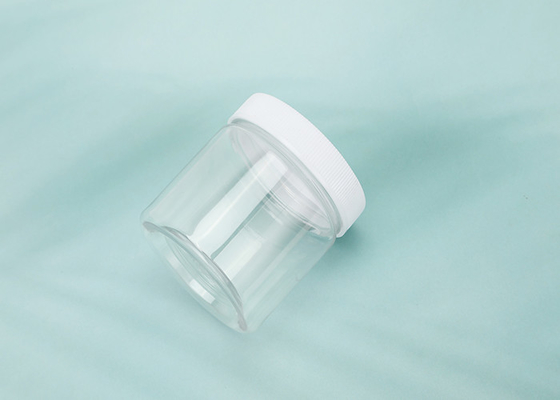 100ml Hũ nhựa tròn rỗng có thể đổ đầy 100ml có nắp và nhãn Không chứa BPA