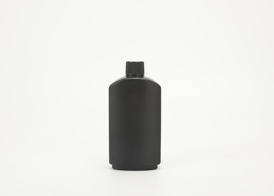 Hình vuông và phẳng 4oz Chai dầu gội HDPE 120ml cho mực