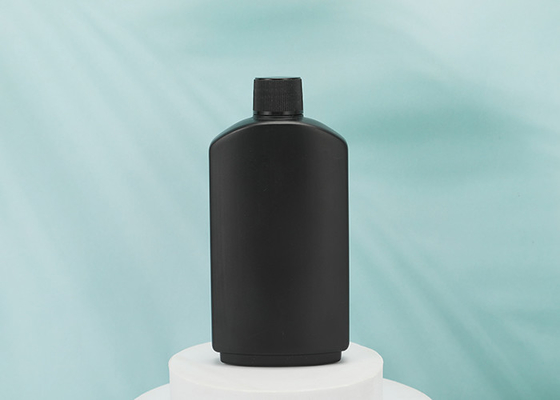Hình vuông và phẳng 4oz Chai dầu gội HDPE 120ml cho mực