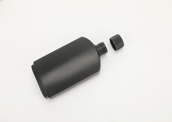Hình vuông và phẳng 4oz Chai dầu gội HDPE 120ml cho mực