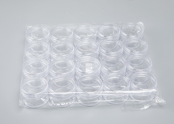 50g 100g 250g 500g Nắm lại nồi trang điểm rỗng Thùng nhựa mẫu mỹ phẩm hộp hộp kem