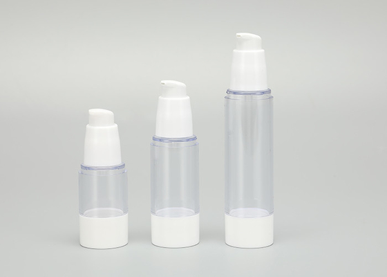 15ml 30ml 50ml Chai bơm nhựa trắng có thể bơm lại được
