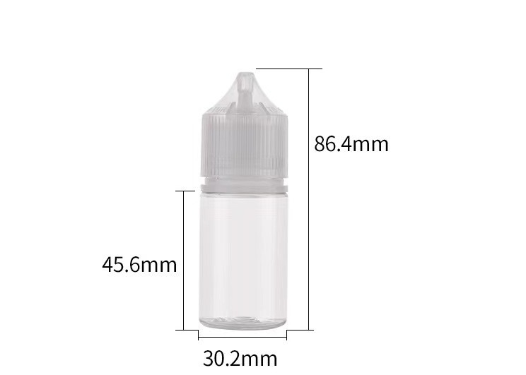 Chai nhỏ giọt V3 ngắn 30ml có nắp CRC Chai tinh dầu hương vị PET
