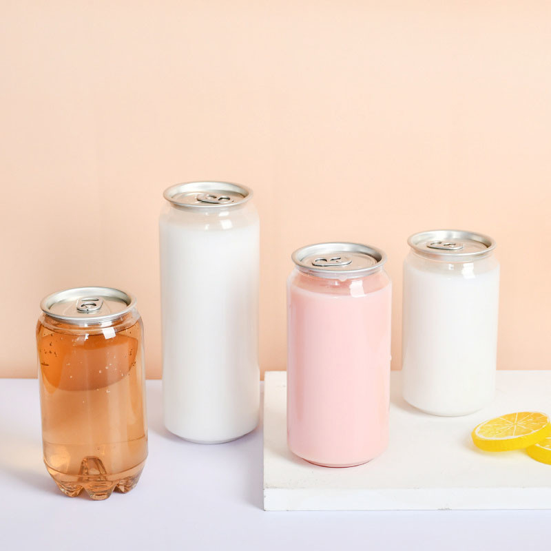 Kiểm tra rò rỉ chai trà sữa hiện đại Thiết kế rõ ràng với tay cầm hình vuông hình vuông