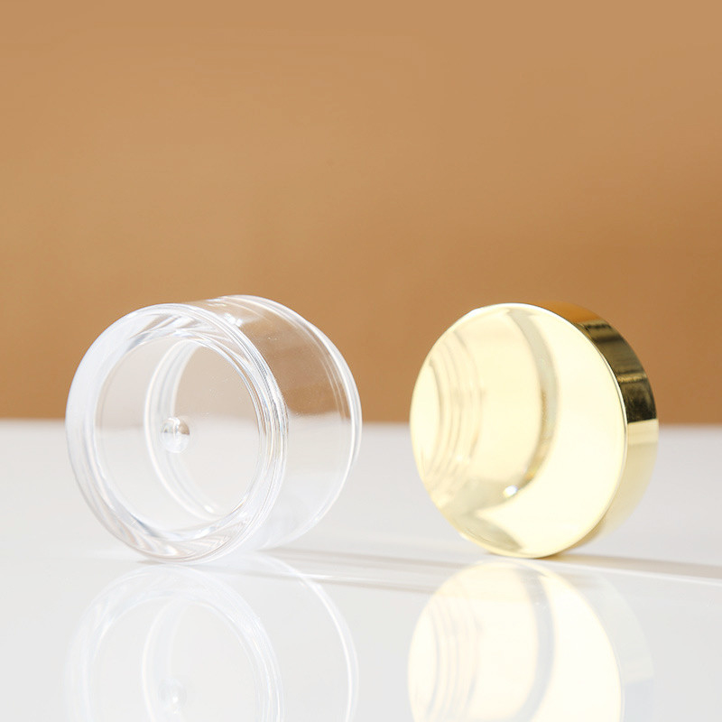 Tùy chỉnh Clear Cosmetic Jar Set Nhiều kích thước cho trang điểm chăm sóc da áp suất nhạy cảm Seal