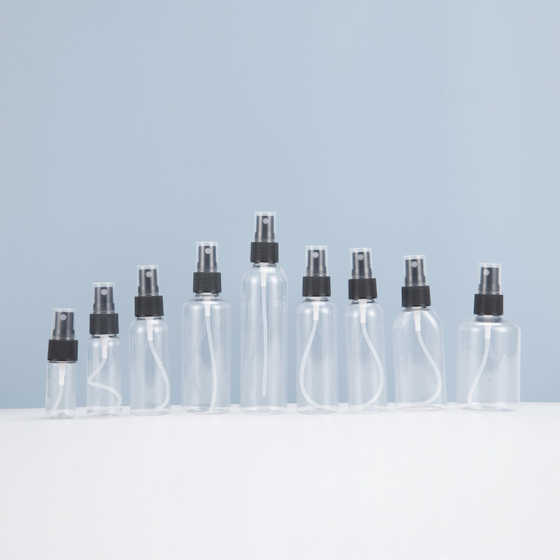 Hòa bình xịt nhựa PET trong suốt thân thiện với môi trường cho hàng ngày 10ml 15ml 30ml 50ml 60m 70ml 100ml 200ml 500ml