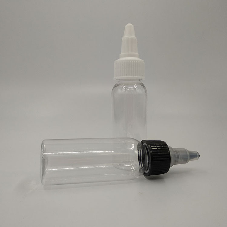 100ml Clear Plastic Screw Top Liquid Bottle với miệng rộng để in tùy chỉnh