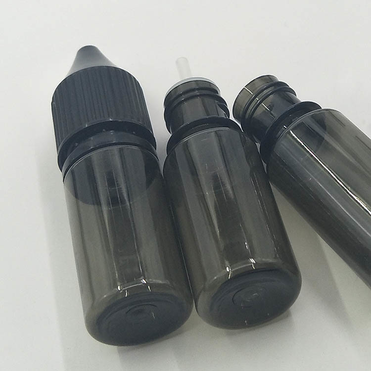 In tùy chỉnh đầy màu sắc 10 - 100ml Khóa vít chống trẻ em chai nước E tròn trong suốt