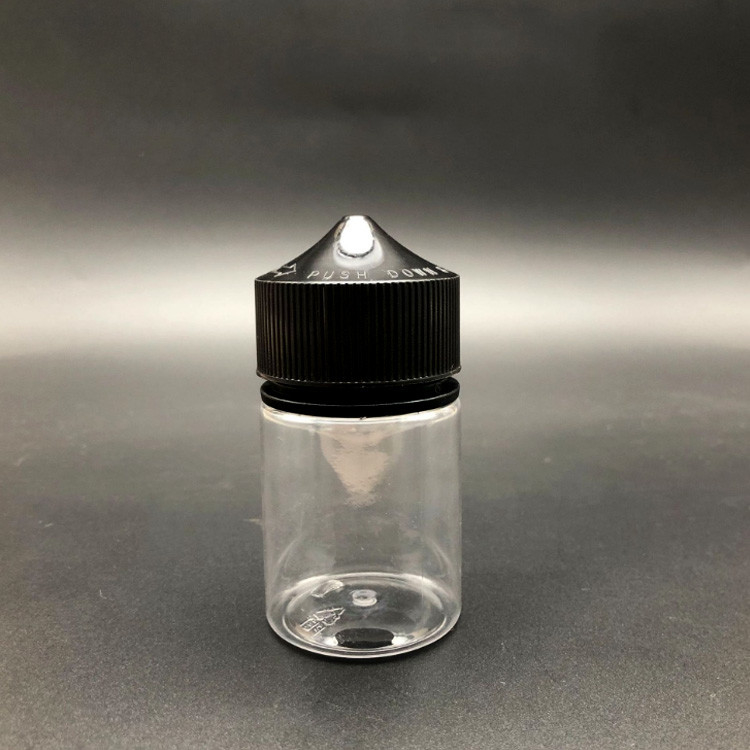 Các chai nước PET E rõ ràng có thể tùy chỉnh với dung lượng 10ml 15ml 30ml 60ml 80ml 100ml