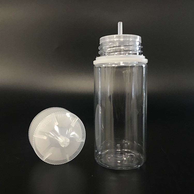 100ml Screw Cap Childproof PET E Liquid Bottle For E Liquid Packaging With Screen Printing (Nhiều bình PET chống trẻ em)