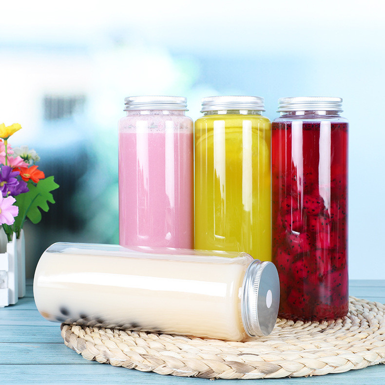 Chuối trà bong bóng hình vuông với nắp vít bằng vật liệu nhựa Capacity 0.5kg