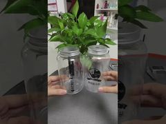 Đồ ăn bán buôn chất lượng nhựa PET nước trái cây sữa đồ uống chai rỗng với nắp