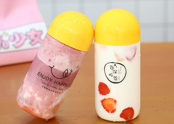 Transparent 500ml Milk Tea Bottles
